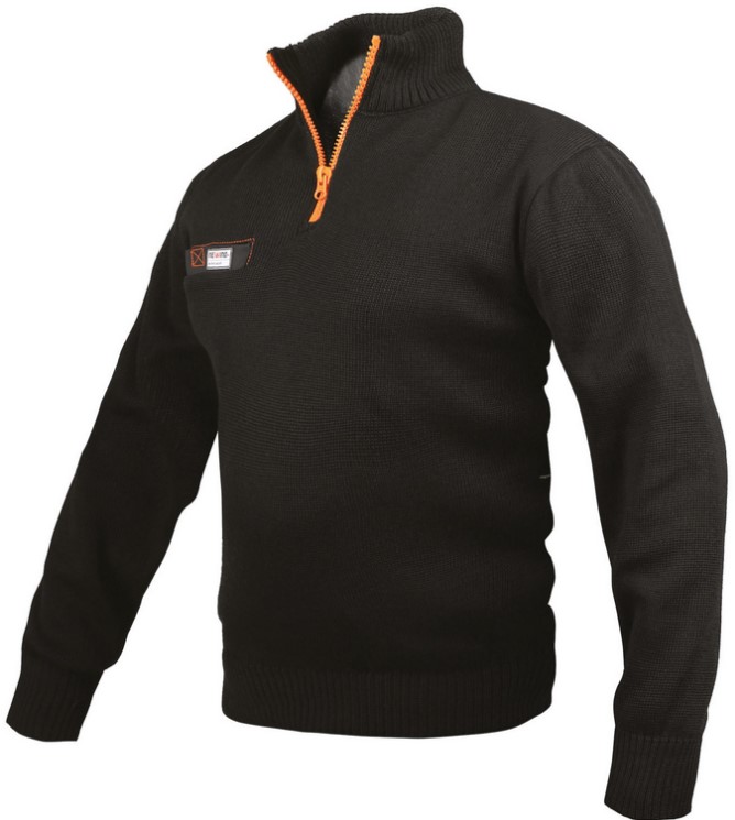 pull newind noir orange EPI - vêtements professionnels - L'équipement Fonctionnel Vêtement de travail, EPI et chaussures de sécurité